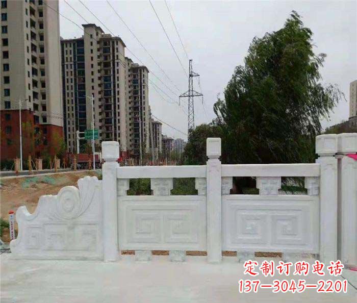 新乡园林景观大理石栏板石雕 (5)