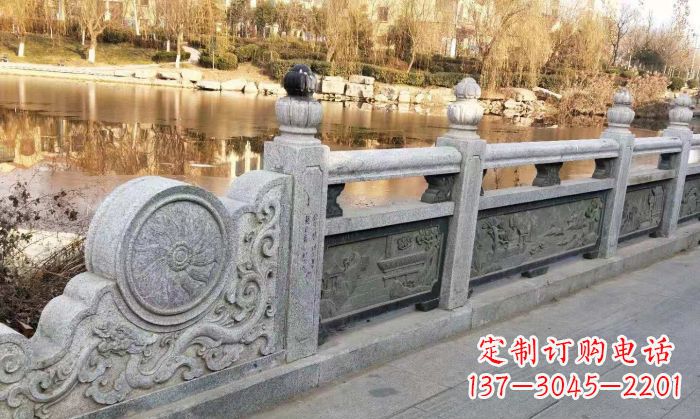 新乡园林景观大理石栏板石雕 (10)