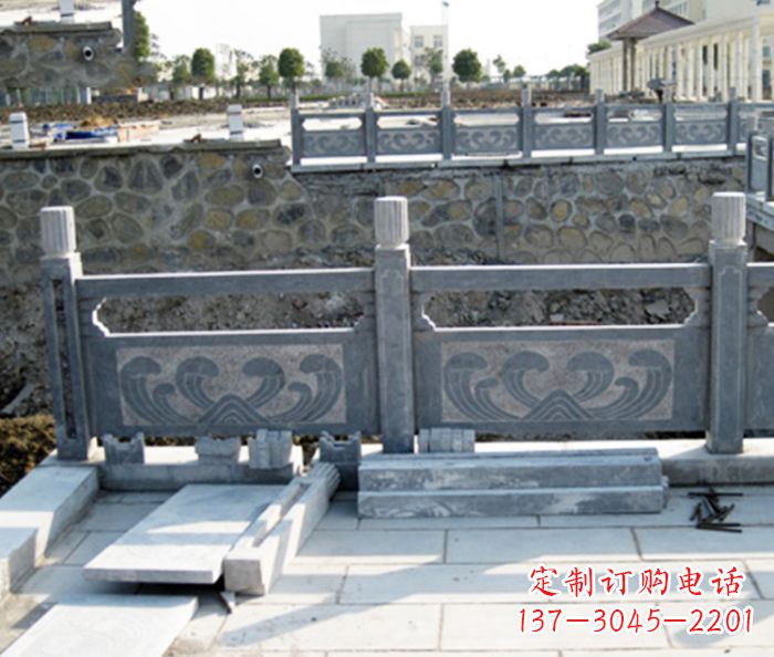 新乡园林景观大理石栏板石雕 (11)