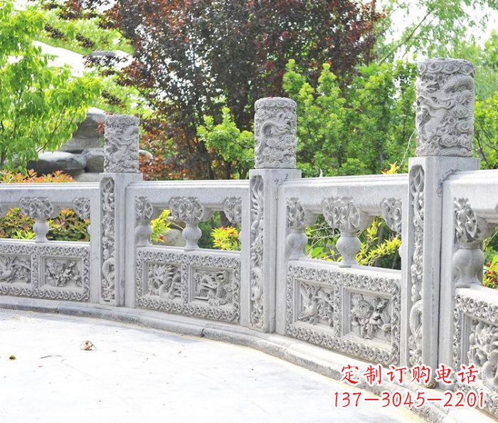 新乡园林景观大理石栏板石雕 (9)