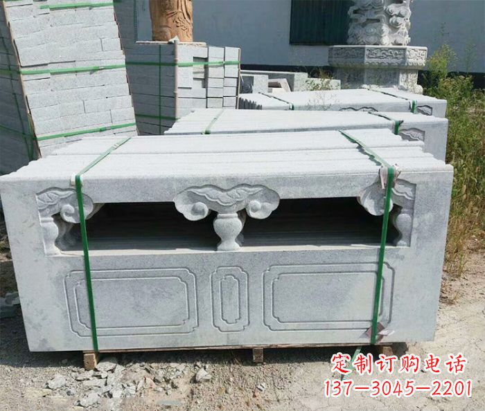 新乡园林景观大理石栏板石雕 (13)