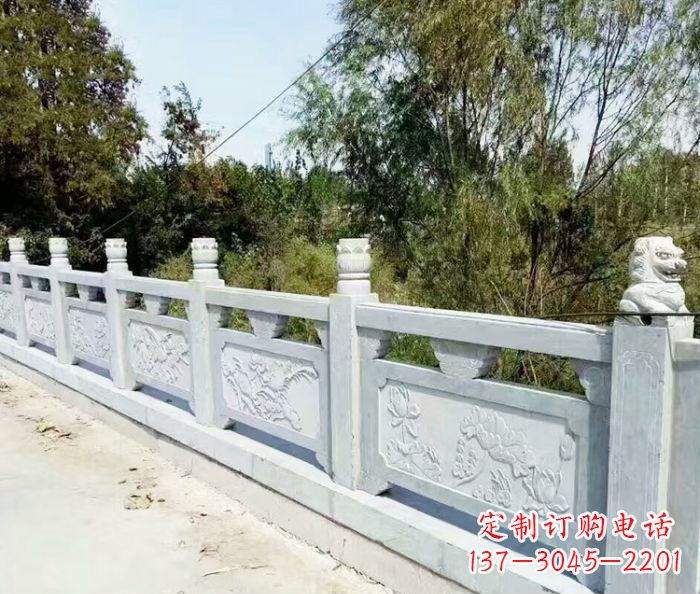 新乡园林景观大理石栏板石雕_1