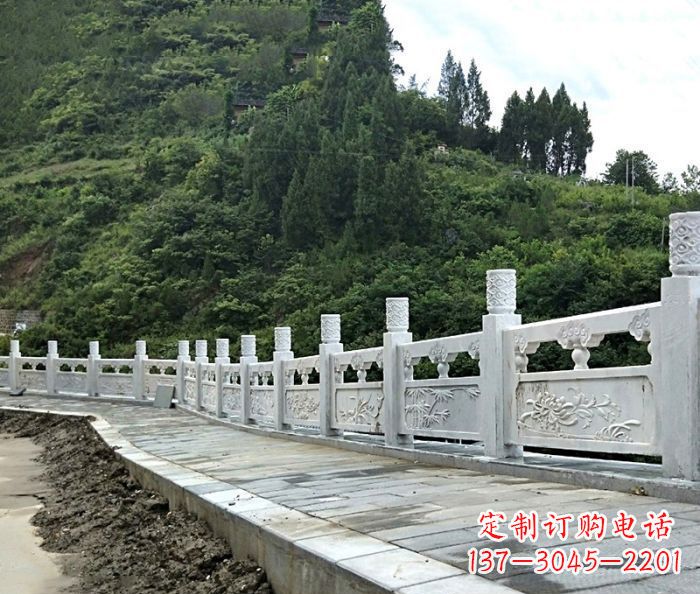 新乡园林景观大理石栏板石雕_2