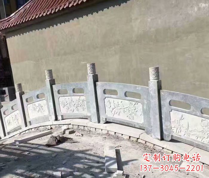 新乡园林景观大理石桥栏板石雕 (5)