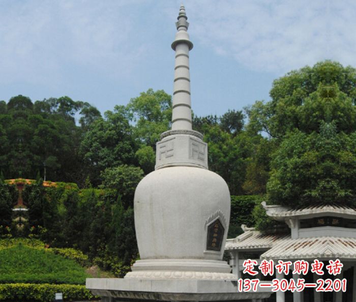新乡园林景观大理石舍利塔石雕