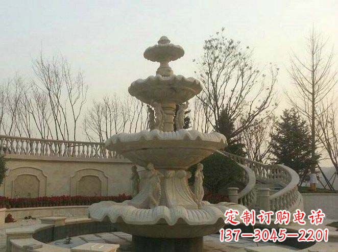 新乡园林景观大型喷泉石雕 (2)