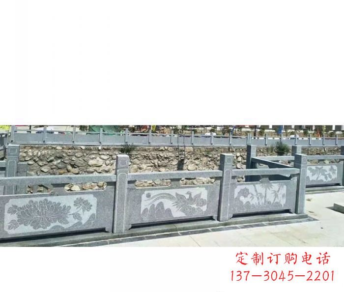 新乡园林景观仿古石雕栏板 (5)
