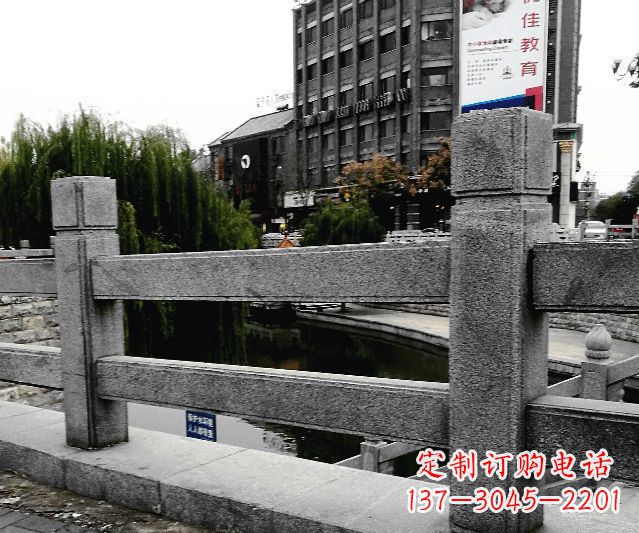 新乡园林景观仿古石雕栏板 (9)