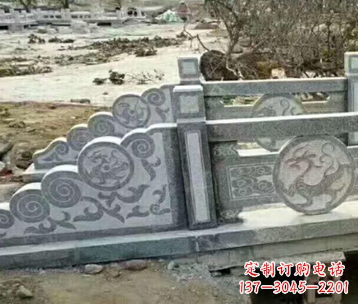 新乡园林景观仿古石雕栏板 (10)