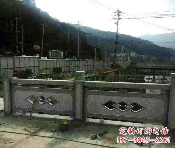 新乡园林景观仿古石浮雕栏板 (2)