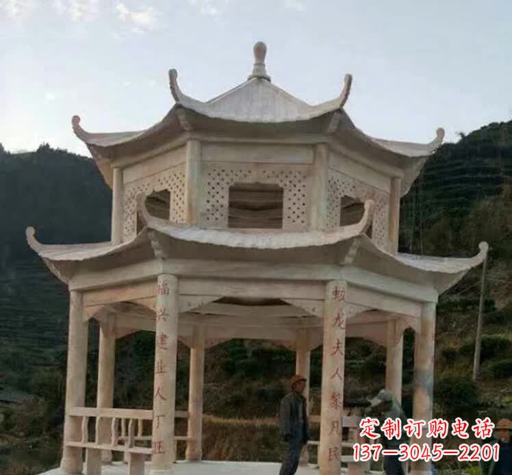 新乡园林石雕凉亭
