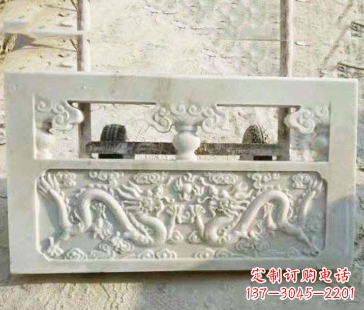 新乡园林石浮雕栏板景观石雕