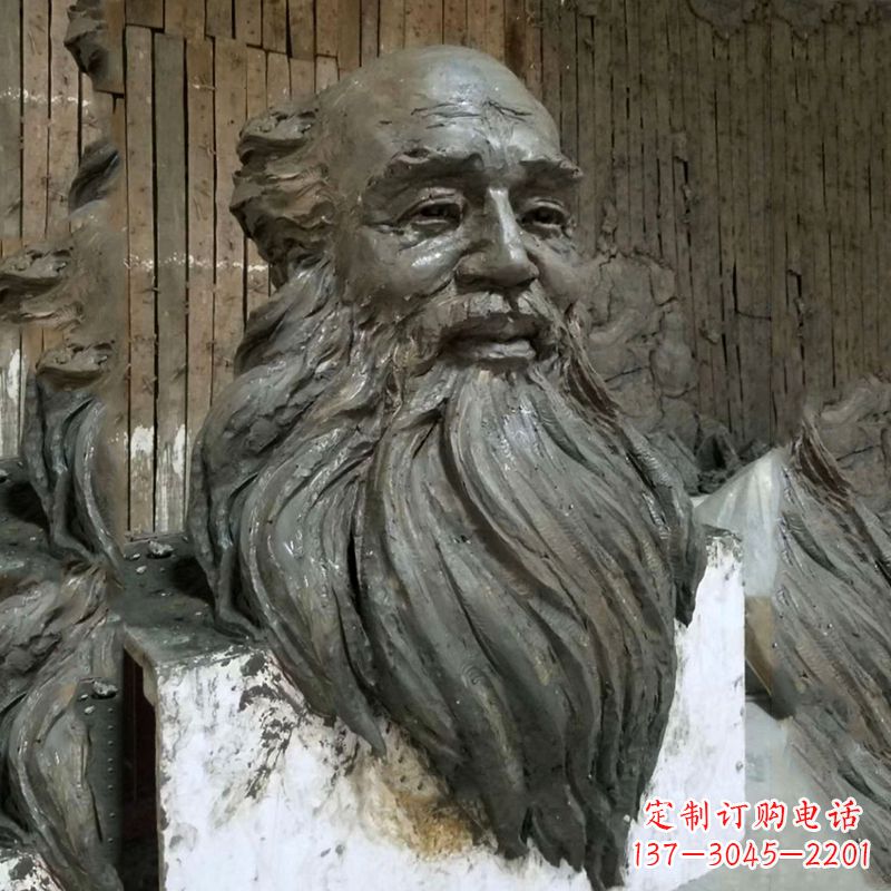 新乡张大千头像雕塑泥稿