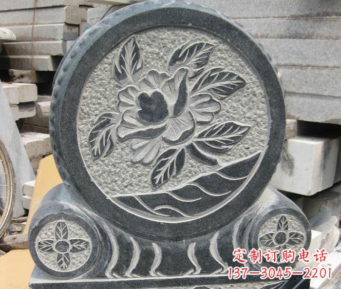 新乡招财抱鼓石仿古石门墩
