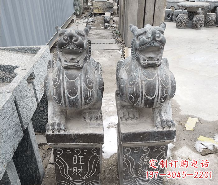 新乡招财神兽貔貅石雕 (2)