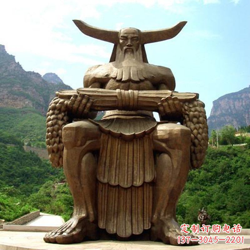 新乡中华民族人文初祖五榖神农大帝大型景观雕塑