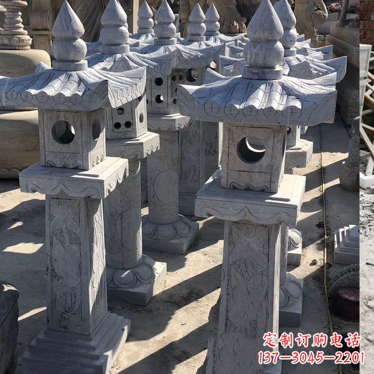 新乡中式汉代石雕灯笼