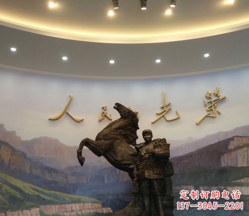 新乡朱德人物景观铜雕
