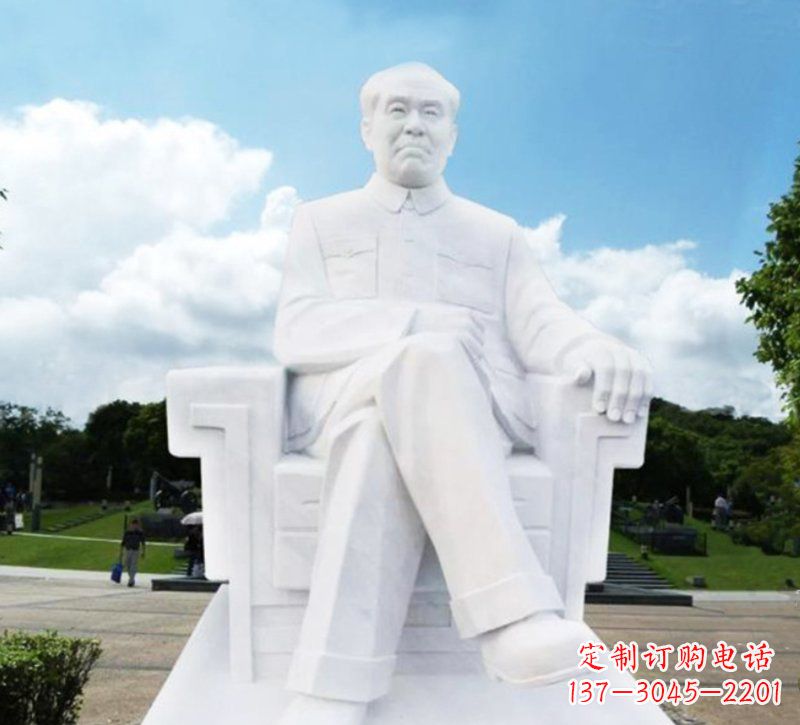 新乡朱德坐式伟人石雕