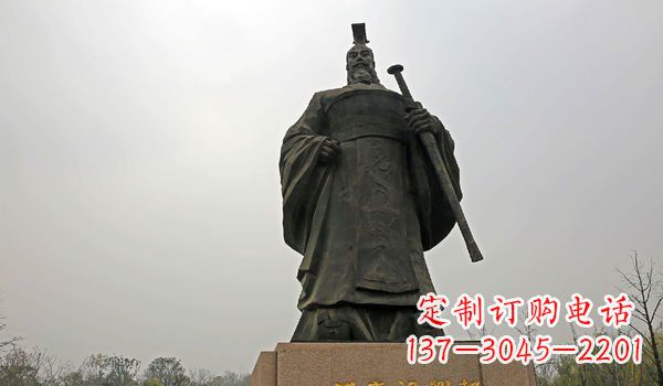 新乡铸铜刘邦雕塑